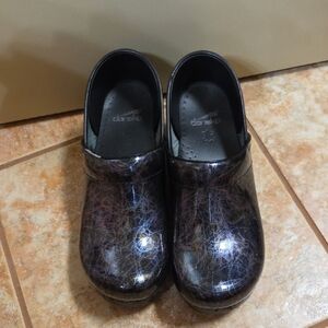Dansko Women's Mules - Black and Purple